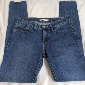 Levi's Dark Wash 711 Skinny Jeans